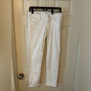 EUC, white, size 2, Lilly Pulitzer skinny pants.